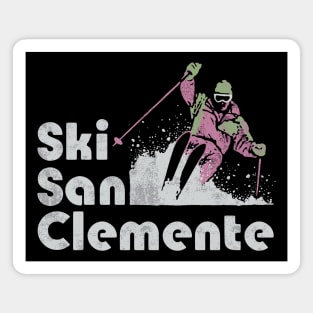 Ski San Clemente Magnet